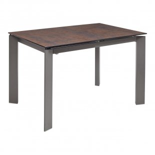 Corner table, brown
