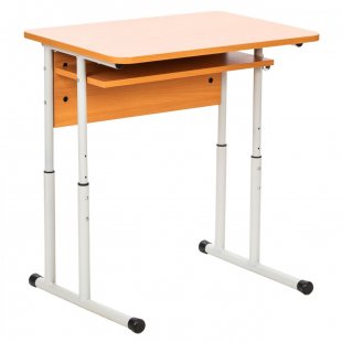 Single desk with shelf C2