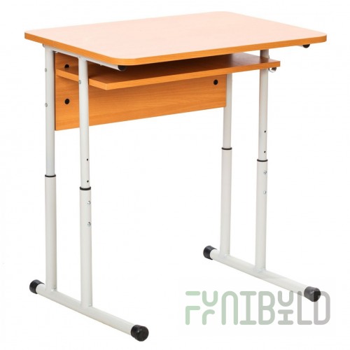 Single desk with shelf C2