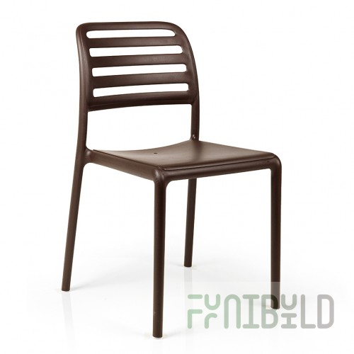 Plastic chair Costa Bistrot, coffee