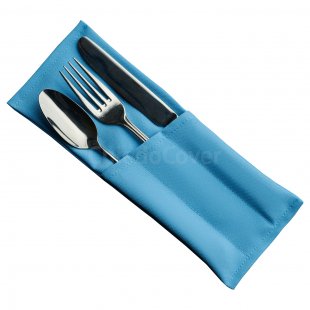 Couvert for 3 devices Gabardine, blue