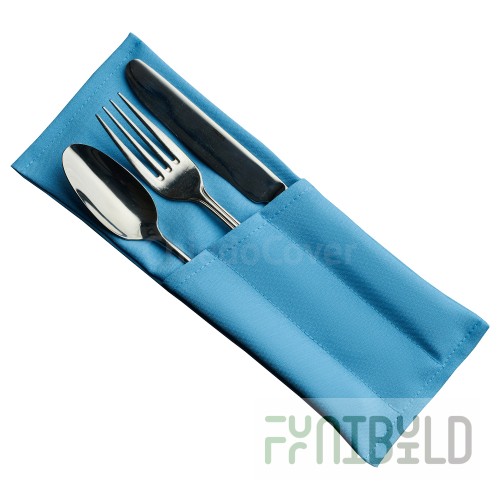 Couvert for 3 devices Gabardine, blue