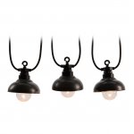 Garland of Light Bulbs Lanterns, 10 Bulbs with Extra Warm White Light