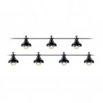 Garland of Light Bulbs Lanterns, 10 Bulbs with Extra Warm White Light