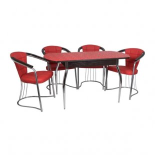 Milton table + 6 chairs Sonata comfort