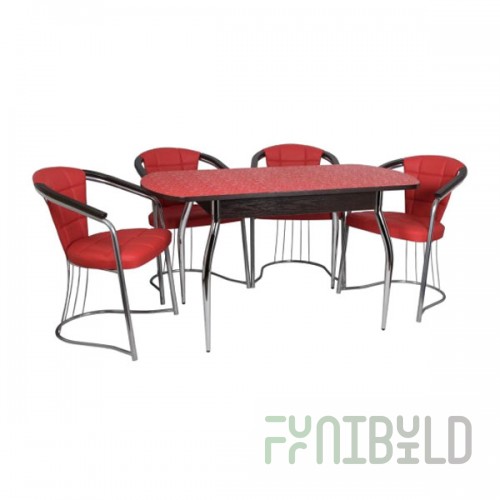Milton table + 6 chairs Sonata comfort