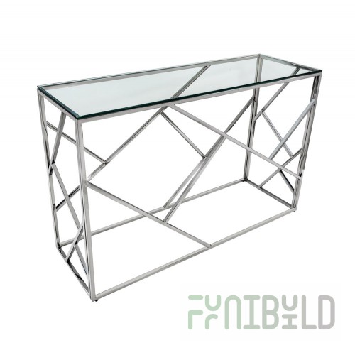 Table Console Art Deco Silver