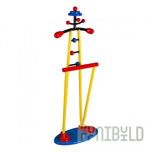 Suit hanger with seat Clown