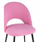 Chair Sophie velour matte pink