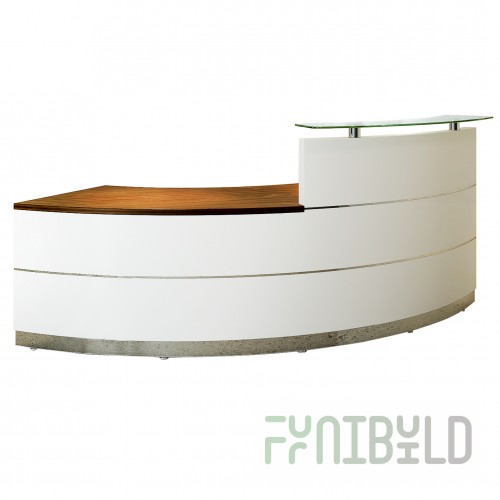 Radius reception desk Elegance
