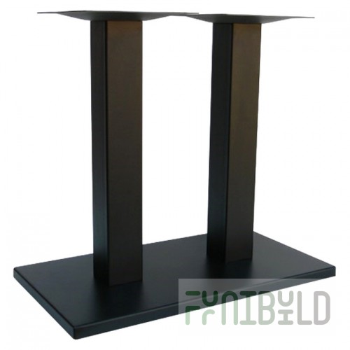 Metal table base Quadro Duo mini