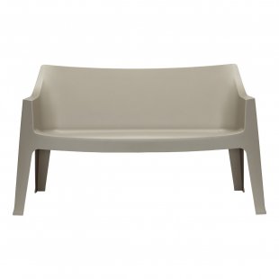 Plastic sofa Coccolona, ​​tortora