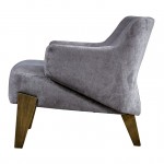 Low chair Pazin on metal legs