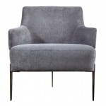 Low chair Pazin on metal legs