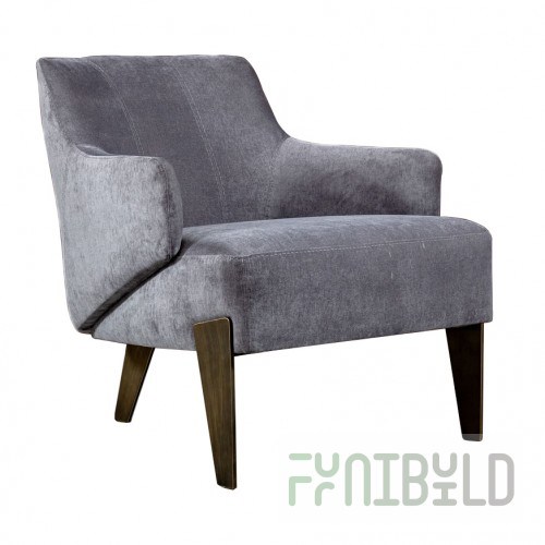Low chair Pazin on metal legs