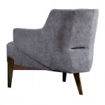 Low chair Pazin on metal legs