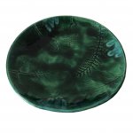 Serving plate, malachite 1