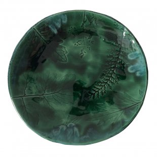 Serving plate, malachite 1