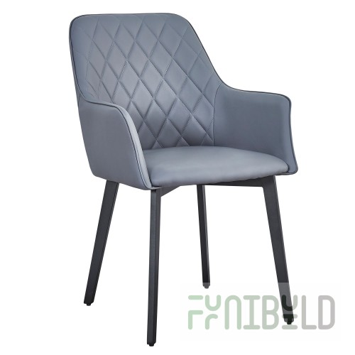 Chair Prime eco-leather gray