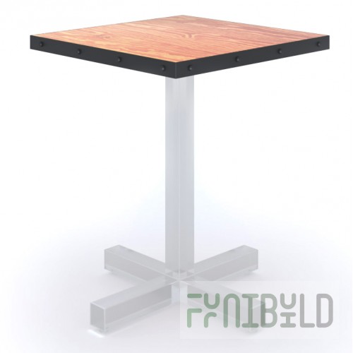 Loft tabletop Strip-Rivet 600x600