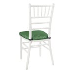 Cushion 01 for Chiavari chair, 3cm, green leatherette