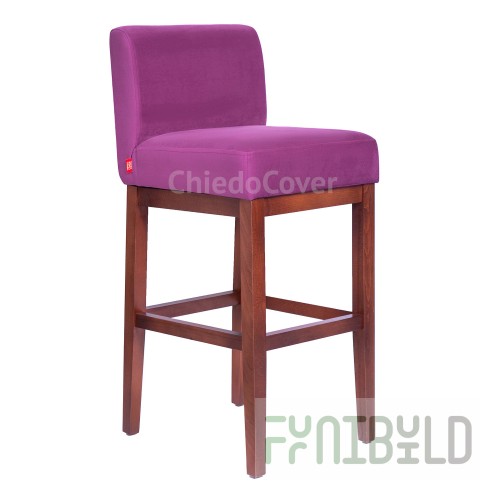 Bar stool Trever purple