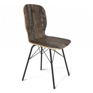 Chair Defiank Transylvania, black moire