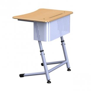Desk with perforated screen K1
