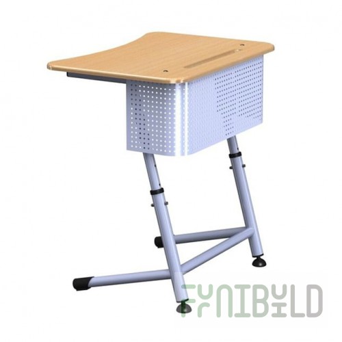 Desk with perforated screen K1