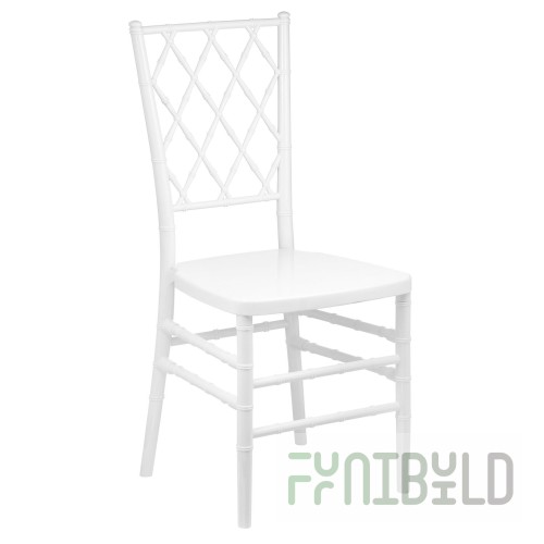 Chair Chiavari Diamant White, plastic