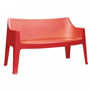 Plastic sofa Coccolona, ​​red