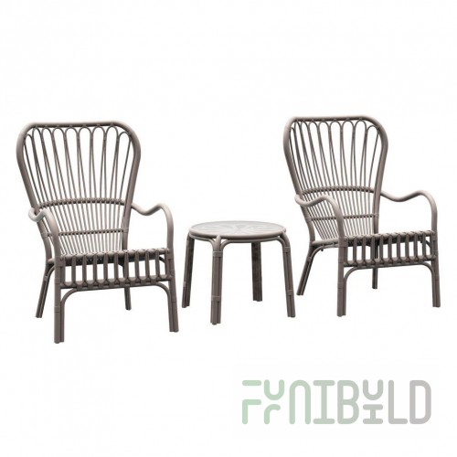 Plastic furniture set STYLE 2