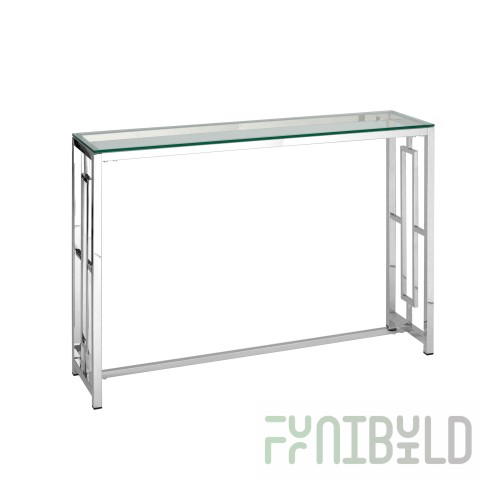 Brooklyn Console Table 115 x 30 Silver