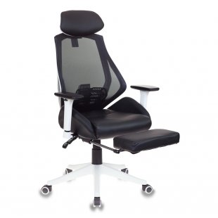 Gaming chair CH-W770/BLACK, white plastic