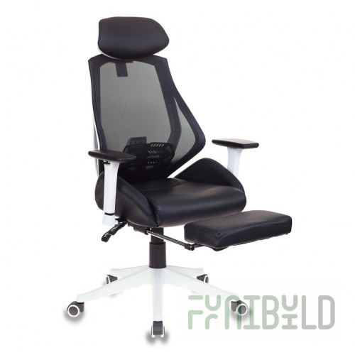 Gaming chair CH-W770/BLACK, white plastic