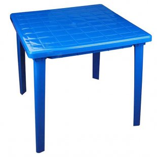 Square table Ostby blue