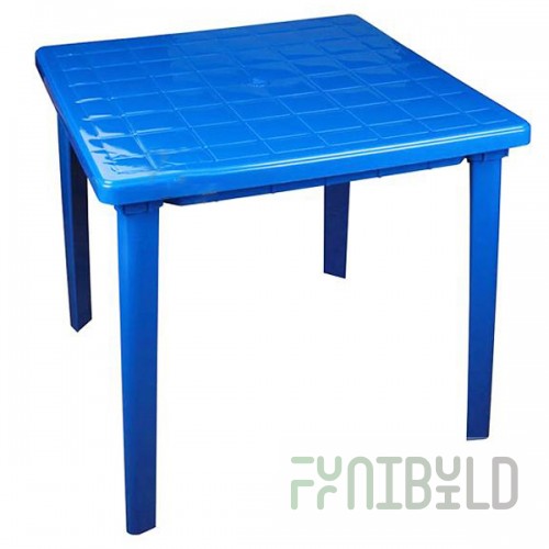 Square table Ostby blue