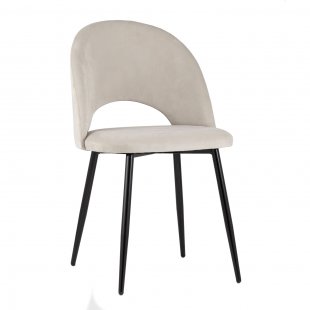 Chair Sophie velour, beige