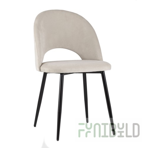 Chair Sophie velour, beige