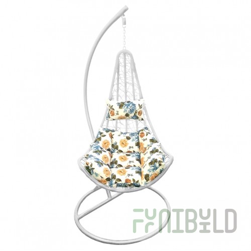 Hoting hanging chair made of artificial rattan