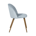 Chair Lyon, velveteen dusty blue