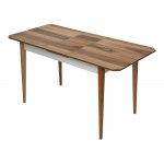 Istanbul table walnut veneer 120