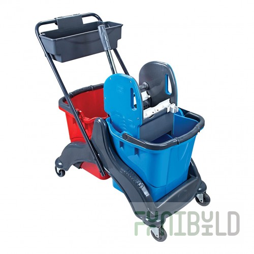 Cleaning trolley 2-bucket, TU-10
