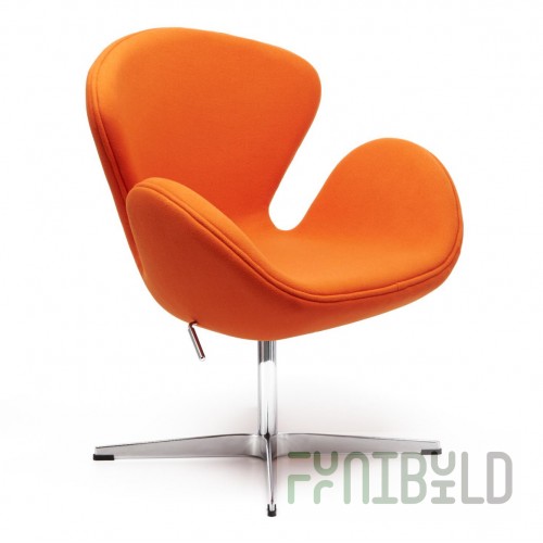 Swan Chair Orange Cashmere