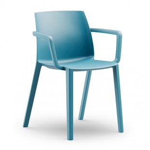 Plastic chair Dora 263 with armrests