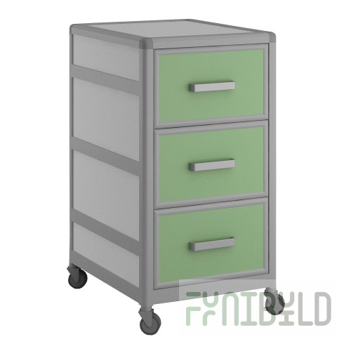 Laboratory cabinet 3 sections