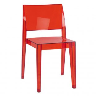 Giza Chair Red, Plastic