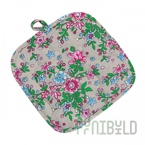 Potholder square Wildflowers