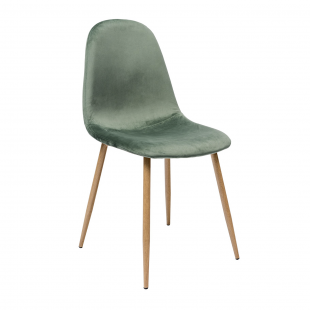 Valencia chair, velvet, olive
