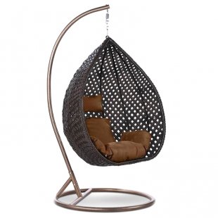Hanging chair Rabi made of artificial rattan